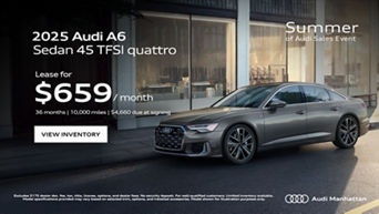 Lease The Audi A6 In Manhattan NY Today