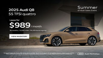 Lease The Audi Q8 inn Manhattan NY