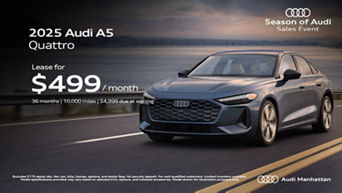 Lease the All New Audi A5 in Manhattan NY