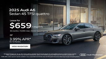 Lease The Audi A6 In Manhattan NY Today