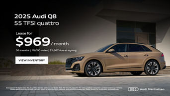 Lease The Audi Q8 inn Manhattan NY