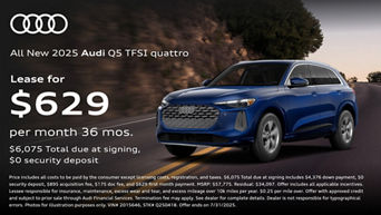 Q5 $629 Lease