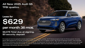 Q5 $629 Lease