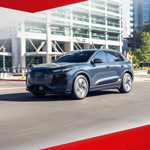Side view of an Audi SQ5 parked.
