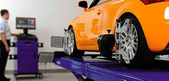 Image of Audi wheel.