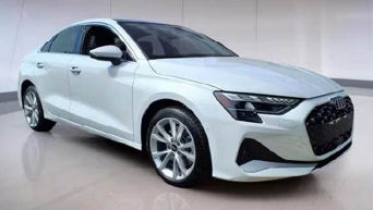 Three quarter profile view of an Audi A3 Sedan Premium 40 TFSI® quattro® S tronic®