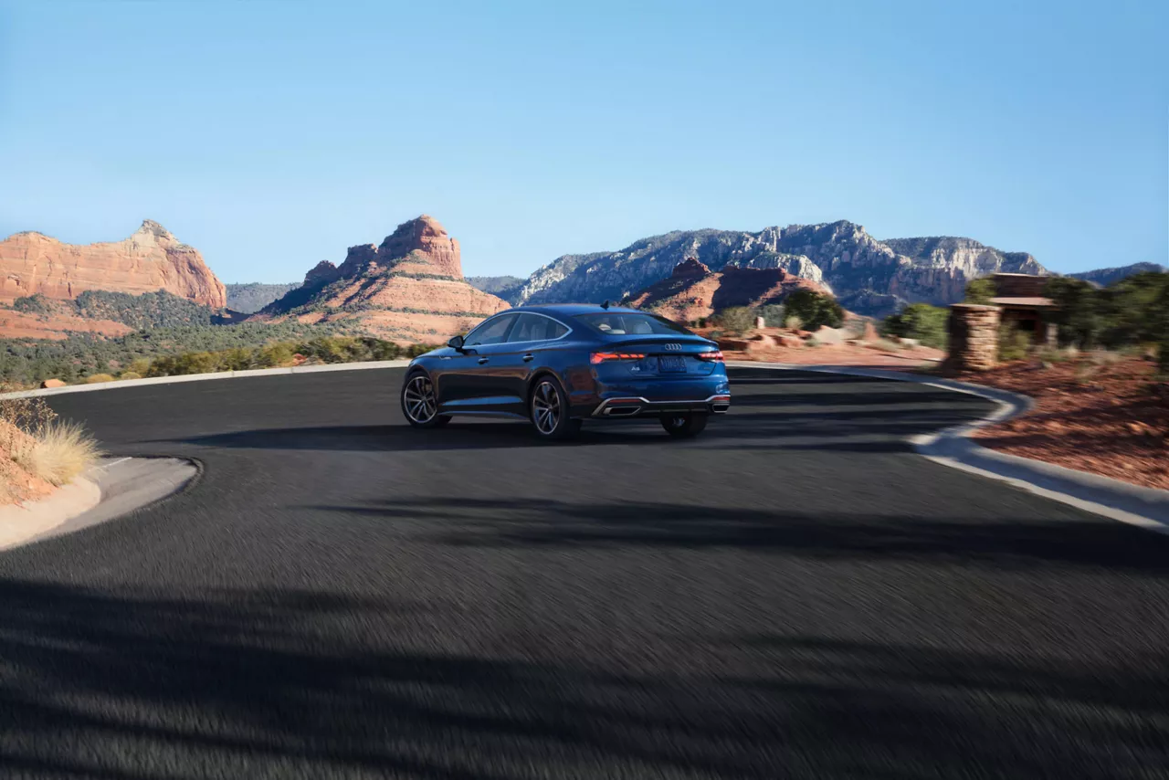 A5 sportback parked.