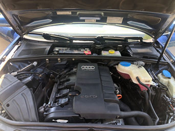 Audi batteries being serviced.