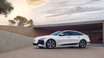 Audi A6 e-tron parked