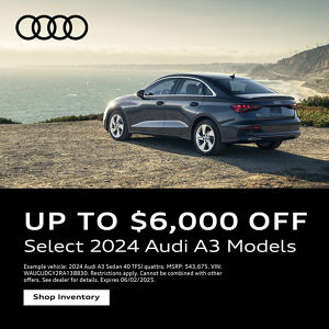Up to $6,000 Off 2024 A3 Models