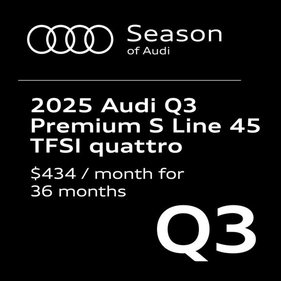 2025 Audi Q3 Premium S Line 45 TFSI quattro 