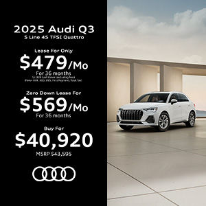 Audi Q3 parked