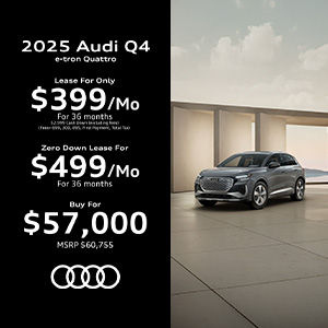 Audi Q4 e-tron parked
