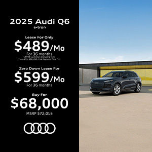 Audi Q6 e-tron parked