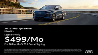 Audi Q6 e-tron parked