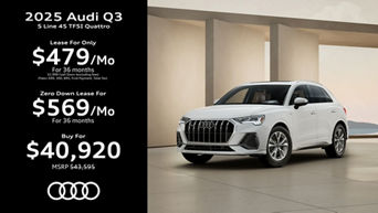 Audi Q3 parked