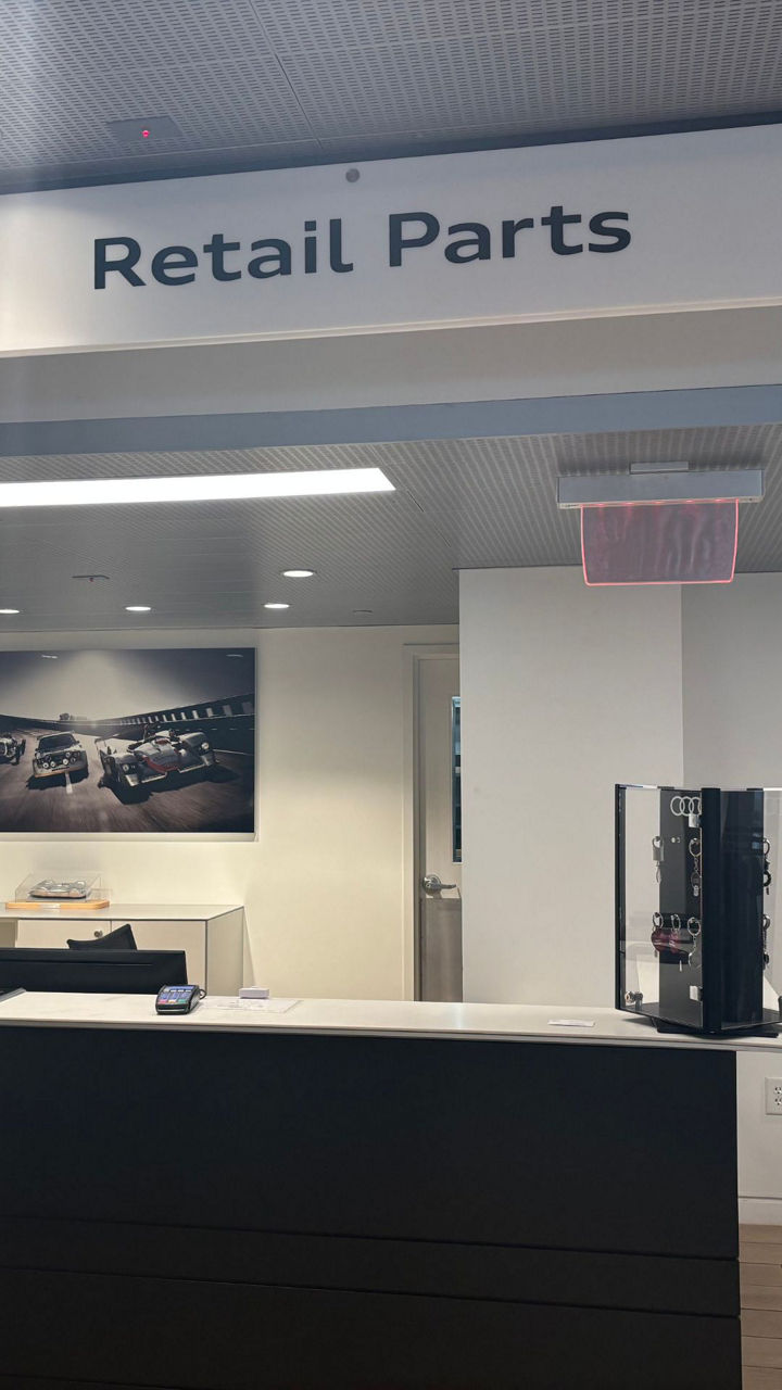 Retail parts center.