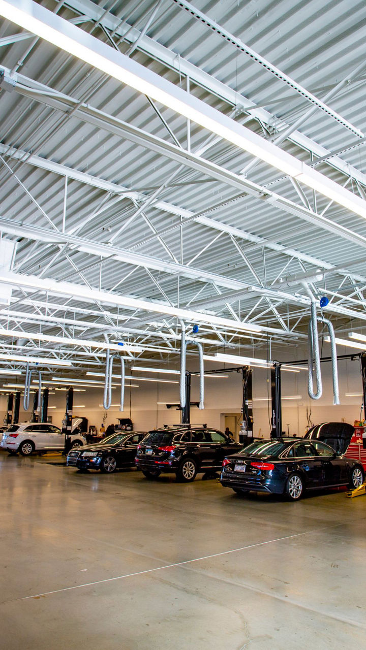 Audi service center.