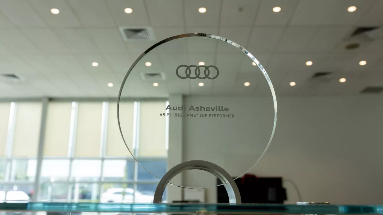 Audi Asheville desk.