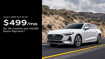 Rear view of an Audi A5