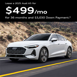 Side view of an Audi A5