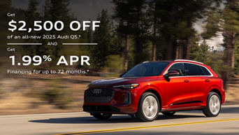 Side view of an Audi A5