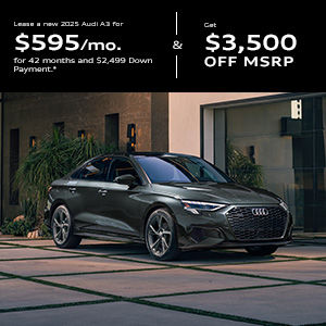 Side view of an Audi A3