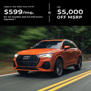 Front View of a new 2025 Audi Q3