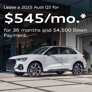 Side View of a new 2025 Audi Q3