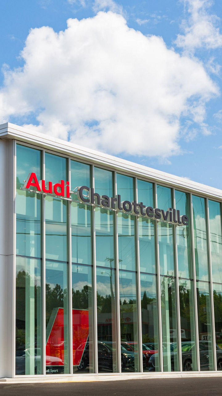 Audi Charlottesville dealership.