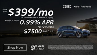 New Audi Q6 on the road