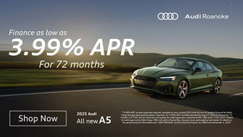 Side profile of a 2025 Audi All-new A5