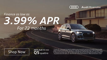 Front profile view of a 2025 Audi All-new Q5 quattro