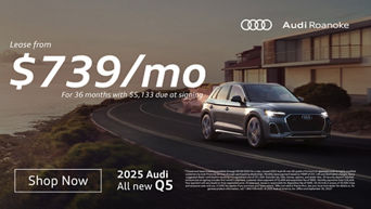 New Audi Q5 on the road