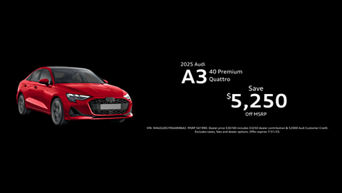  Save over $5,200 off 2025 A3