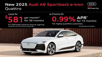 New 2025 A6 Sportback e-tron August Specials