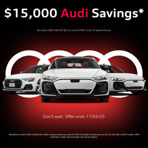 $15,000 Audi Savings