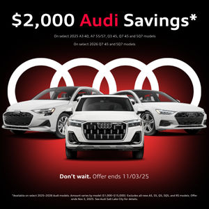 $2,000 Audi Savings