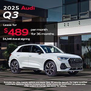 Audi Q3 August Specials
