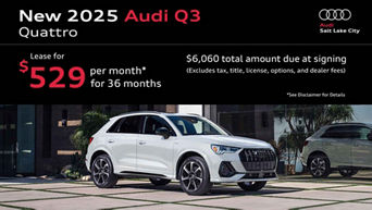 2025 Audi Q3 October Specials