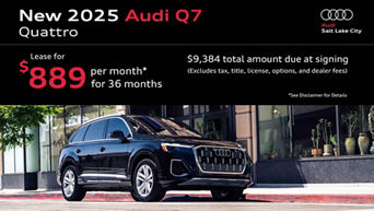 2025 Audi Q7 October Specials
