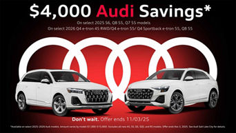 $4,000 Audi Savings October Specials