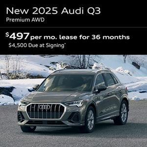 2025 Q3 PREMIUM AWD: Lease for $497 per month for 36 with $4,500 due at signing  