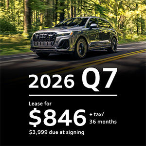Audi Q7 Special $846/month