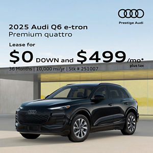 2025 Audi Q6 e-tron Lease Offer