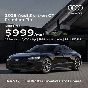 Audi S e-tron GT Lease Offer