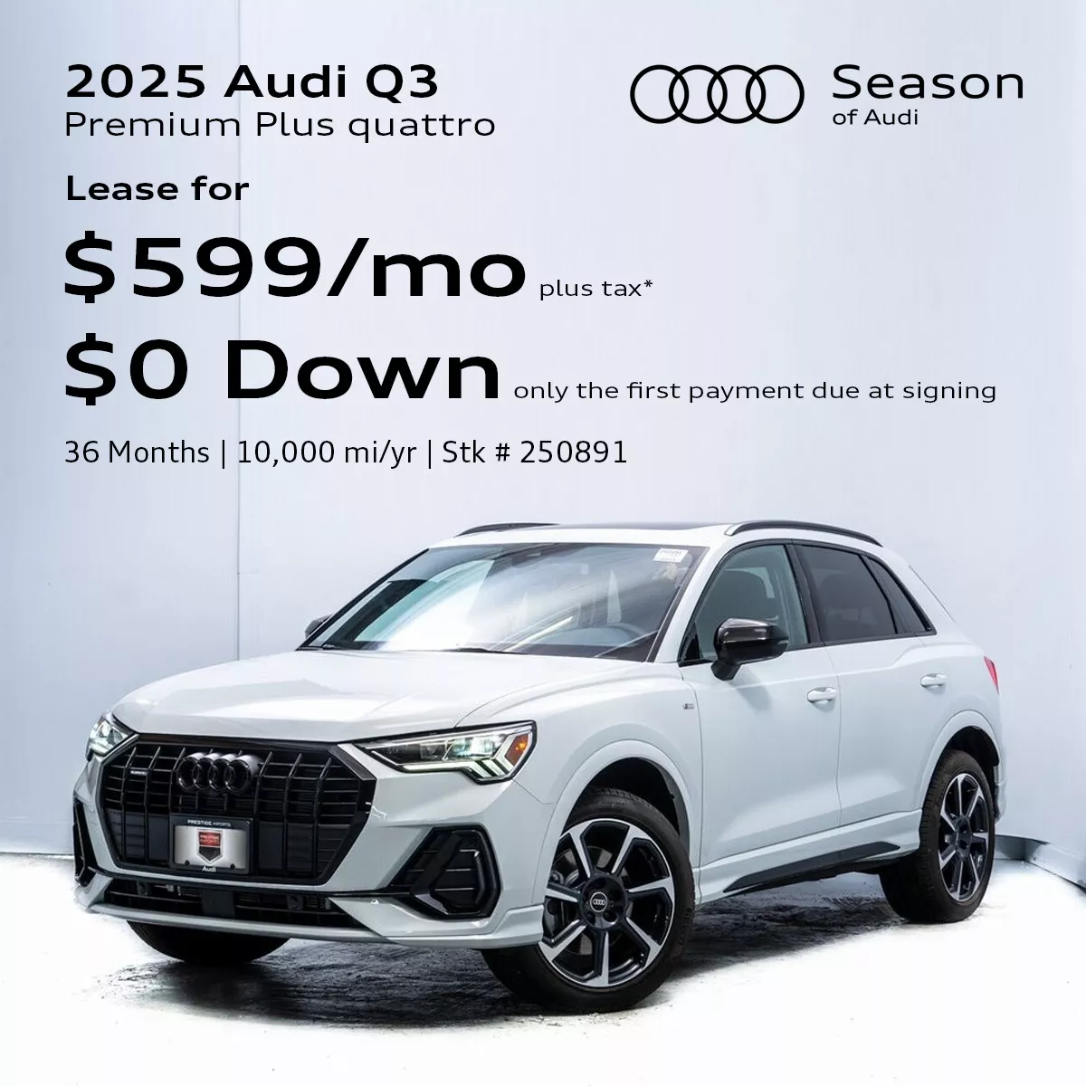 2025 Audi Q3 Lease Offer