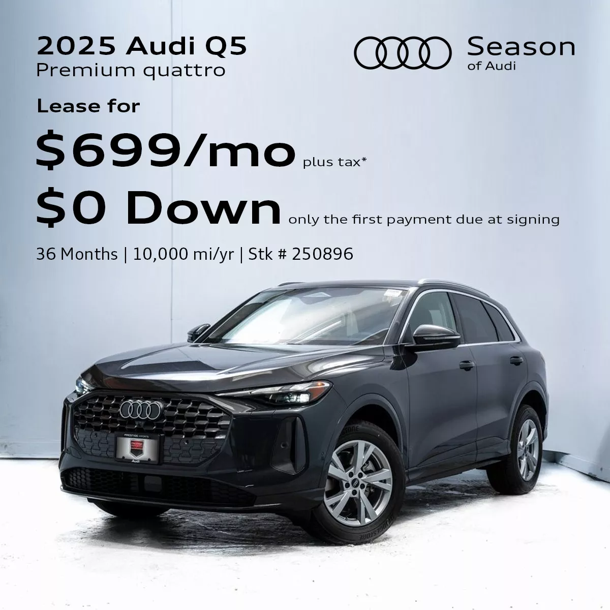 2025 Audi Q5 Premium quattro Lease Offer