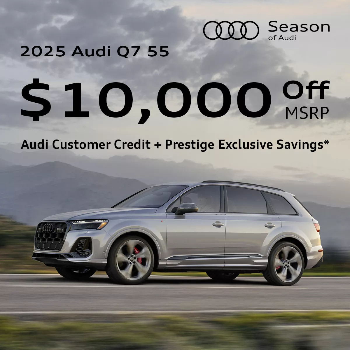 2025 Audi Q7 55 - $10,000 Off MSRP*