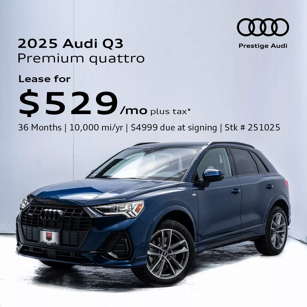 2025 Audi Q3 Lease Offer